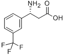 (R)-3-AMINO-3-(3-TRIFLUOROMETHYL-PHENYL)-PROPIONIC ACID Structure
