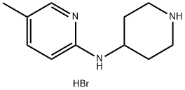 (5-Methyl-pyridin-2-yl)-piperidin-4-yl-amine dihydrochloride 化学構造式