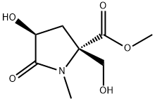 D-Proline, 4-hydroxy-2-(hydroxymethyl)-1-methyl-5-oxo-, methyl ester, (4S)- (9CI),793682-88-9,结构式