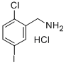 (2-CHLORO-5-IODOPHENYL)METHANAMINE HYDROCHLORIDE Structure