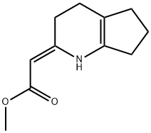 Acetic acid, (1,3,4,5,6,7-hexahydro-2H-cyclopenta[b]pyridin-2-ylidene)-, methyl ester, (2Z)- (9CI) 结构式