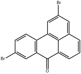 2,9-dibromobenzanthrone 化学構造式