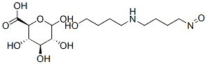 N-nitrosobutyl-N-(4-hydroxybutyl)amine glucuronide Structure