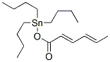 (E,E)-tributyl(hexa-2,4-dienoyloxy)stannane Structure