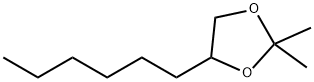 2,2-Dimethyl-4-hexyl-1,3-dioxolane,79413-15-3,结构式