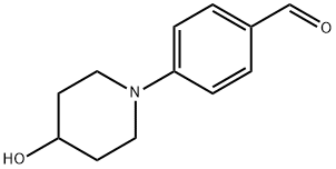 4-(4-羟基哌啶-1-基)苯甲醛, 79421-44-6, 结构式