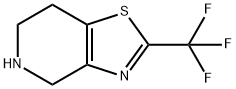 2-(trifluoromethyl)-4,5,6,7-tetrahydrothiazolo[4,5-c]pyridine 化学構造式