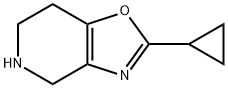 2-cyclopropyl-4,5,6,7-tetrahydrooxazolo[4,5-c]pyridine,794452-00-9,结构式