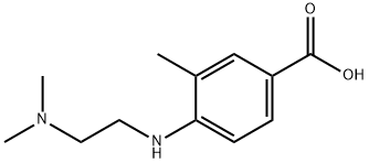 Benzoic acid, 4-[[2-(dimethylamino)ethyl]amino]-3-methyl- (9CI) Structure