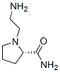 2-Pyrrolidinecarboxamide,1-(2-aminoethyl)-,(2S)-(9CI) Structure