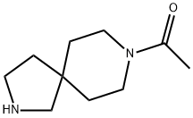 2,8-Diazaspiro[4.5]decane,  8-acetyl-  (9CI) Structure
