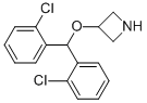 3-[BIS(2-CHLOROPHENYL)METHOXY]-AZETIDINE 化学構造式