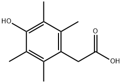 Acetic acid, (4-hydroxy-2,3,5,6-tetramethylphenyl)- (7CI) Struktur