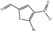 5-溴-4-硝基噻吩-2-甲醛,79456-86-3,结构式