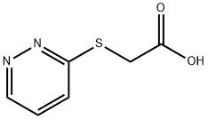 (Pyridazin-3-ylthio)acetic acid Structure