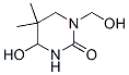3,4,5,6-テトラヒドロ-4-ヒドロキシ-1-(ヒドロキシメチル)-5,5-ジメチル-2(1H)-ピリミジノン 化学構造式