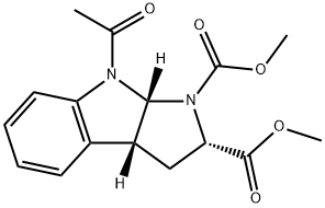 (2S) - 二甲基-8-乙酰基-3,3A,8,8A-四氢吡咯并[2,3-B]吲哚-1,2(2H) 结构式