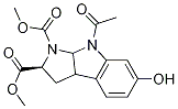 (2S)-diMethyl 8-acetyl-6-hydroxy-3,3a,8,8a-tetrahydropyrrolo[2,3-b]indole-1,2(2H)-dicarboxylate Structure