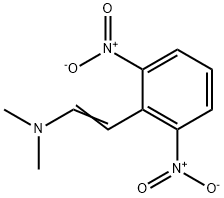(N N-DIMETHYLAMINO)ETHENYL-2 6-DINITROB& Struktur