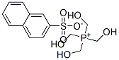 TETRAKIS(HYDROXYMETHYL)PHOSPHONIUM2-NAPHTHALENESULPHONATE 化学構造式