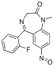 5-(2-Fluorophenyl)-1,3-dihydro-1-methyl-7-nitroso-2H-1,4-benzodiazepin -2-one Structure