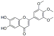 6,7-Dihydroxy-3',4',5'-trimethoxyflavone,79492-73-2,结构式