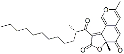 (R)-3,6a-Dimethyl-9-[(S)-2-methyl-1-oxododecyl]-6H-furo[2,3-h]-2-benzopyran-6,8(6aH)-dione|弯头曲霉菌素 2B