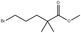 5-溴-2,2-二甲基戊酸甲酯 结构式
