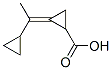Cyclopropanecarboxylic acid, (1-cyclopropylethylidene)- (9CI) Struktur