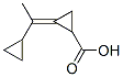 Cyclopropanecarboxylic acid, (1-cyclopropylethylidene)- (9CI) Structure