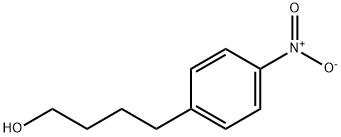 4-(4-ニトロフェニル)-1-ブタノール 化学構造式