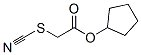 Acetic acid, thiocyanato-, cyclopentyl ester (9CI) 化学構造式