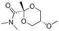 1,3-Dioxane-2-carboxamide,5-methoxy-N,N,2-trimethyl-,cis-(9CI) Structure