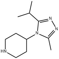 Piperidine, 4-[3-methyl-5-(1-methylethyl)-4H-1,2,4-triazol-4-yl]- (9CI)|