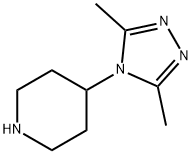 4-(3,5-DIMETHYL-4H-1,2,4-TRIAZOL-4-YL)PIPERIDINE Struktur
