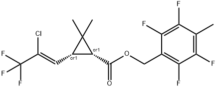 Tefluthrin Struktur