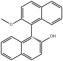 (R)-2-羟基-2'-甲氧基-1,1'-联萘,79547-82-3,结构式