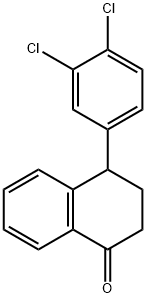 4-(3,4-Dichlorophenyl)-1-tetralone Structure
