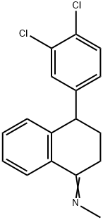4-(3,4-Dichlorophenyl)-1,2,3,4-tetrahydro-N-methyl-1-naphthalenimine Structure