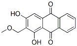 1,3-DIHYDROXY-2-METHOXYMETHYLANTHRAQUINONE Structure