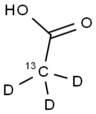 ACETIC ACID-2-13C-2,2,2-D3,79562-15-5,结构式