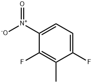 1,3-difluoro-2-methyl-4-nitrobenzene Struktur