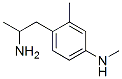 4-methylamino-alpha,2-dimethylphenethylamine 化学構造式