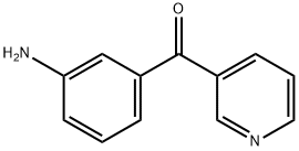 3-AMINOPHENYL-3'-PYRYDYLKETON 化学構造式