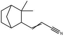 3-(3,3-dimethylbicyclo[2.2.1]hept-2-yl)acrylonitrile,79570-06-2,结构式