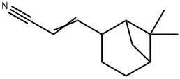 3-(6,6-dimethylbicyclo[3.1.1]hept-2-yl)acrylonitrile,79570-08-4,结构式