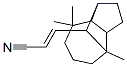 3-(decahydro-4,8,8-trimethyl-1,4-methanoazulen-9-yl)acrylonitrile,79570-11-9,结构式