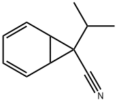 Bicyclo[4.1.0]hepta-2,4-diene-7-carbonitrile, 7-(1-methylethyl)- (9CI) Struktur