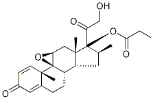 ベタメタゾン9,11-エポキシド17-プロピオン酸 化学構造式