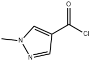 1-甲基-1H-吡唑-4-甲酰氯 结构式